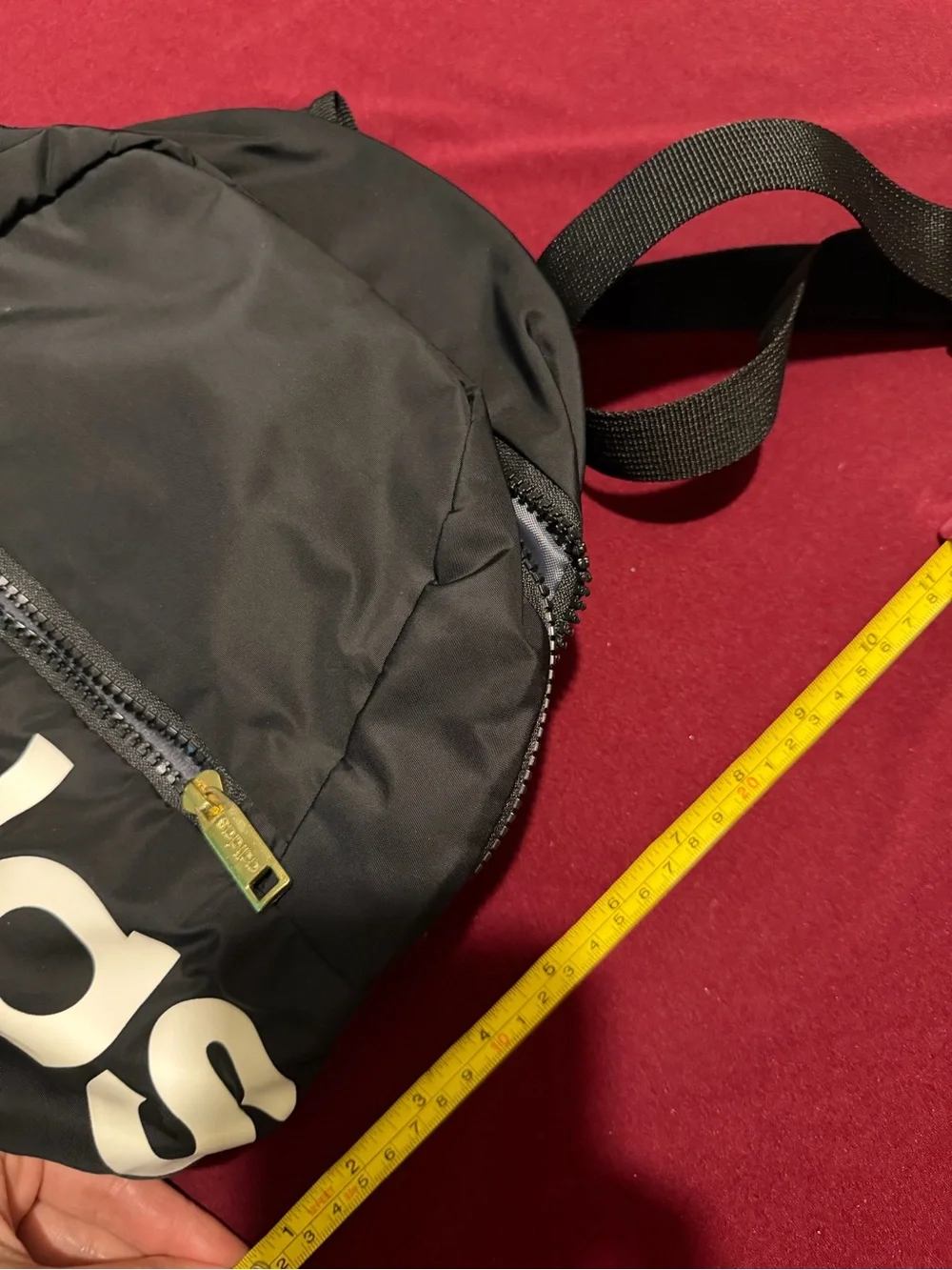 adidas Black backpack  with White Logo
